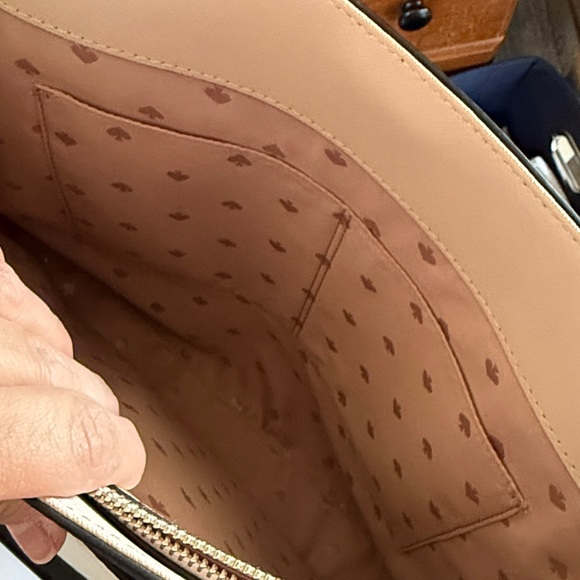 Kate Spade Black and Cream Tote Bag - Picture 6 of 7